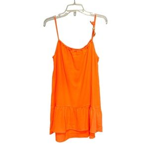 Line & Dot Neon Orange Dress, NWT, M